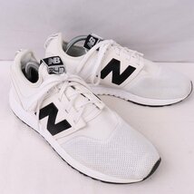 247 ニューバランス 27.0cm/new balance 白 ホワイト 黒 ブラック 中古 古着 スニーカー メンズ スニーカー yy3133_画像6