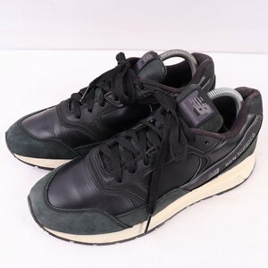 ML99HLG ニューバランス 25.0cm/new balance 黒 ブラック 白 ホワイト 中古 古着 スニーカー メンズ yy3149