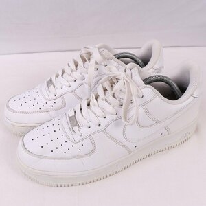 AIR FORCE 1 '07 27.5cm/NIKE エアフォース 1 '07 ナイキ 古着 中古 白 オールホワイト メンズ スニーカーxx8029