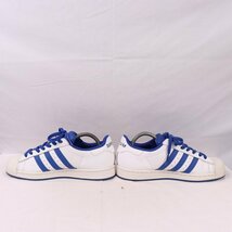 FORUM vs SUPERSTAR 26.5cm/adidas フォーラム バーサス スーパースター アディダス スニーカー 白 ホワイト 青 中古 古着 メンズ ad4853_画像5