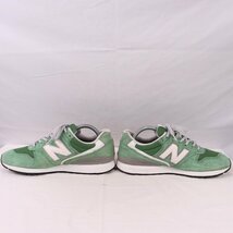 996 ニューバランス 27.0cm/new balance 緑 グリーン グレー 灰色 白 中古 古着 スニーカー メンズ yy8944_画像5