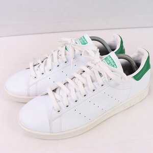 STAN SMITH PRIMEGREEN 27.0cm/adidas スタンスミス アディダス スニーカー 白 ホワイト 緑 中古 古着 メンズ ad4857