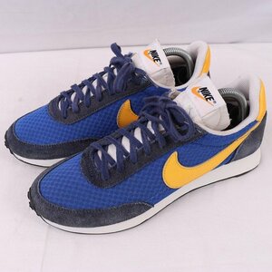 AIR TAILWIND 79 26.0cm/NIKE エアテイルウィンド79 ナイキ 古着 中古 紺 ネイビー 青 イエロー スニーカー メンズxx8082