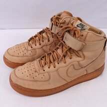 AIR FORCE 1 HIGH '07 LV8 WB 28.0cm/NIKE エア フォース1 ハイ 07 LV8 WB ナイキ 古着 中古 フラックス キャメル メンズ スニーカーxx8089_画像1