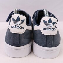 CAMPUS W SUEDE 26.0cm/adidas スーパースター アディダス スニーカー 紺 ネイビー 白 中古 古着 レディース ad4871_画像2