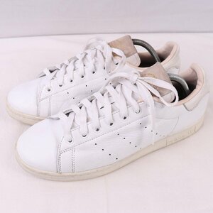 STAN SMITH 27.0cm/adidas スタンスミス アディダス スニーカー 白 ホワイト ベージュ 中古 古着 メンズ ad4877