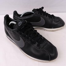 CLASSIC CORTEZ LEATHER 29.0cm/NIKE クラシック コルテッツ レザー ナイキ 古着 中古 黒 ブラック グレー メンズ スニーカー xx8095_画像6