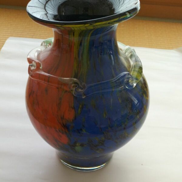 素敵なカラフル色の花瓶（新品）