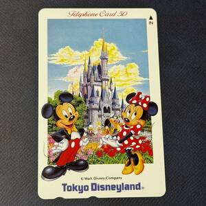 テレホンカード　Disney land ミッキー　ミニー　未使用品