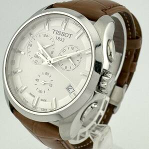 【ティソ 1円～】 ◎TISSOT◎ T035439A 白文字盤 デイト 腕時計 クォーツ 稼働 メンズ B82T36の画像1