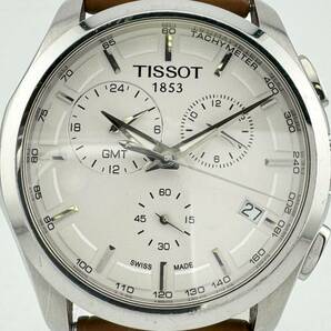 【ティソ 1円～】 ◎TISSOT◎ T035439A 白文字盤 デイト 腕時計 クォーツ 稼働 メンズ B82T36の画像2