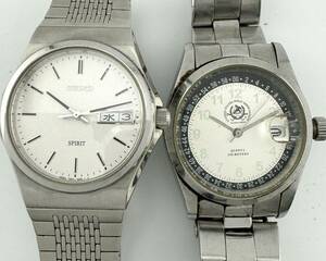 【セイコー　1円～】　◎SEIKO◎　◎U.S.POLO ASSN.◎　7N93-7000　スピリット　デイデイト　腕時計　クォーツ　稼働　メンズ　L7810