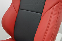 RECARO シートカバー SR-7 KK100 スポーツシートカバー レッド×センターブラック G-Bring/ジーブリング (GBRC-002CB_画像2