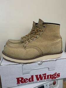 2019年製 RED WING レッドウイング 8173 スエード モックトゥ 復刻四角犬タグ US9.5 27.5cm MADE IN USA 米国製