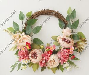  hand made * artificial flower lease * art flower * wall decoration * entranceway lease * new goods 