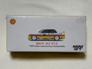 1/64 MINI-GT MGT00261-L BMW M3 #16 1989 Italian Supertouring Championship Shell 香港限定 イタリア スーパーツーリングカー選手権 TSM