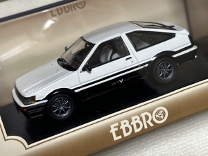 EBBRO エブロ 1/43 TOYOTA COROLLA LEVIN 1600GTV alloy wheel トヨタ カローラ レビン アロイホイール ホワイト/ブラック AE86 №45184