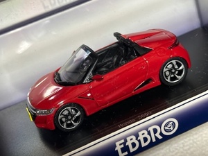 EBBRO エブロ 1/43 HONDA S660 RED ホンダ 前期 DBA-JW5 フレームレッド 赤 ミニカー モデルカー №45359 絶版 レア