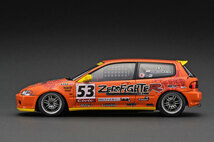 1/18 イグニッションモデル WEB限定 Honda CIVIC (EG6) Orange ZERO FIGHTER ホンダ シビック ゼロファイター ignitionmodel B16Aエンジン_画像4