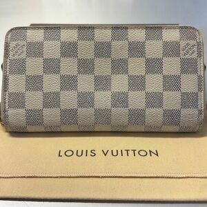 未使用に近い！ ルイヴィトン LOUIS VUITTON ダミエ　財布 長財布 ジッピーウォレット