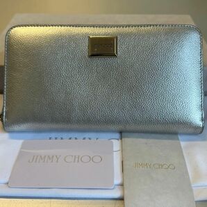 新品同様！　ジミーチュウ　JIMMY CHOO 財布 長財布 ラウンドファスナー