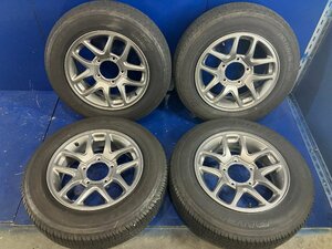 ◇JB64W ジムニー スズキ純正 美品 タイヤホイール 16インチ 5.5J 5穴 PCD139.7 175/80/R16 美品 4本セット JB74W JA22W JB23W 管08