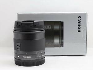 ♪キャノン Canon EF-M 11-22mmF4-5.6 IS STM（非喫煙環境／防湿庫保管）