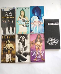 90年代JPOP等短冊型8センチ中古CD　 7枚　NORMA JEAN　安室奈美恵　FIELD OF VIEW　B'z　など