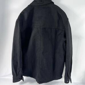 ZARA ザラ ブラック デニム カバーオール ジャケット の画像4