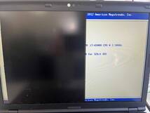 【ジャンク】Panasonic ノート PC ◆Lets note CF-SZ5 CF-SZ5ZFMQR ◆Intel Core i7-6500 ◆ 液晶割れ ◆ HDD 無◆Y077_画像7