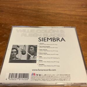 中古CD/ウィリー・コロン,ルベーン・ブラデス /Siembra/国内盤、帯付きの画像2