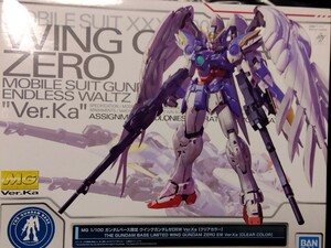 XXXG-00W0 ウイングガンダムゼロEW Ver.Ka （クリアカラー） ガンダムベース限定 （1/100スケール MG 新機動戦記ガンダムW Endless Waltz 5061649）