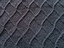 凹凸ありの模様編み
