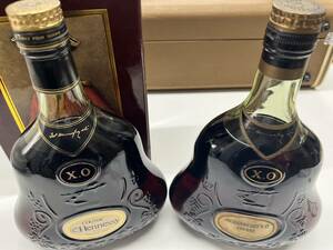 ◆【未開栓】Hennessy COGNAC ヘネシー コニャック XO ゴールドキャップ グリーンボトル 2本セット 700ml 40% 古酒◆