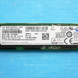 【M.2 SSD 256GB ：CF-SZ6用 リカバリ領域有 】サムスン・SAMSUNG SSD M.2 2280 256GB MZNTY256 ★送料 63円よりの画像1