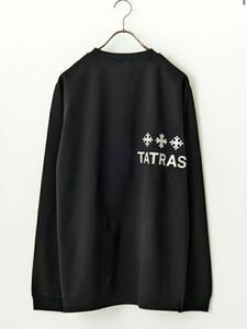 TATRAS（タトラス） 2024SS MENS BELECI ロンT ブラック　サイズL