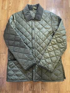 【美品】Barbour バブアー LIDDESDALE SL NYLON オリーブ 36