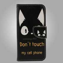 iphone13 ケース 手帳型 アイホン13 ケース アイフォン13 カバー かわいい おしゃれ 猫 ねこ ネコ 送料無料 黒色 白色 革 レザー 安い 人気_画像1