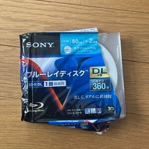 SONY ソニー ブルーレイディスク BD-R DL 3枚　未使用