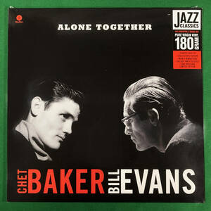 未開封　チェット・ベイカー　ビル・エヴァンス　送料500円　EU盤　美品　180g重量盤　Chet Baker Bill Evans Alone Together 1LP