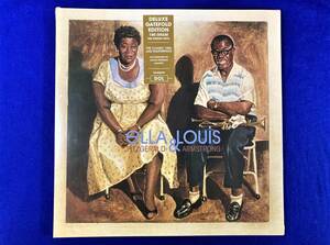 未開封　送料500円(最安値)　豪華見開きジャケ　UK盤　Ella & Louis　エラ & ルイ　Ella Fitzgerald　Louis Armstrong　180g重量盤　1LP　