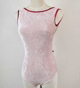 美品 ☆ yumiko　レオタード　Sofiane　V-AntiqueRose/V-DarkRed　M　☆