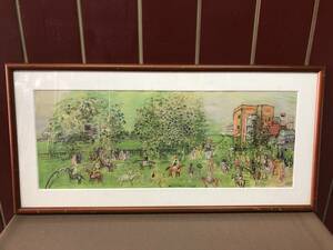 中古☆リトグラフ☆Raoul Dufy/ラウル・デュフィ☆アスコット競馬場/Ascot☆直接引取り推奨品