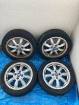 MINILITE ミニライト 1５インチ 4.5J +45　100-4H　165/55R15　75V　ダイハツ純正_画像1