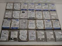 動作確認 2.5インチ ノートパソコン用 Toshiba；W,D HGST Seagate… HDD 750GB,640GB,500GB 115点セット　中古品_画像2