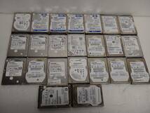 動作確認 2.5インチ ノートパソコン用 Toshiba；W,D HGST Seagate… HDD 750GB,640GB,500GB 115点セット　中古品_画像4