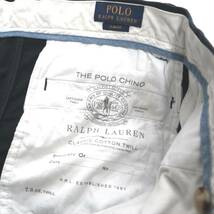 定価 21,600円（税込）！ブルドッグ・スカルetc 総柄刺繍★POLO RALPH LAUREN★CLASSIC FIT CHINO PANTS /メンズ/サイズ(28/30・W76)_画像6