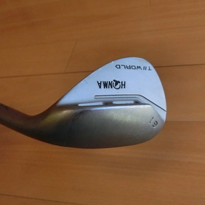 ホンマ HONMA TW-W 61度 ノーメッキ IB-WF85ｓ 純正カーボンシャフト 2ラウンドと練習場で使用 の画像4