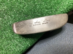 全国送料無料　中古L字パター　　ヒロタ HIRO LINE　HIROTA STAFF 　　 純正スチール34インチ 　Y2201