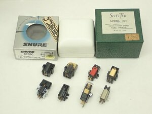 SHURE/SHELTER/MICRO/XLM V15TYPEIII/M95ED/SC35C/201/plus1 カートリッジ 8点 おまとめセット ¶ 6D563-12